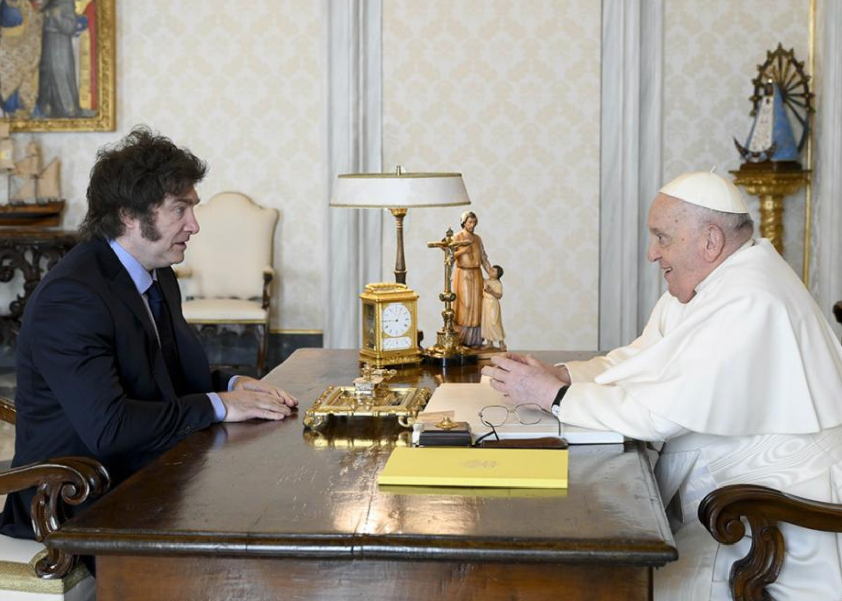 El secretario de Culto destacó la buena &quot;sintonía&quot; entre el Papa y Milei en el Vaticano